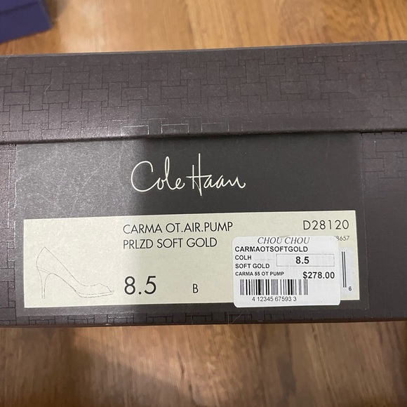 Cole Haan Carma OT Air Pump PRLZD Soft Gold - Picture 4 of 4